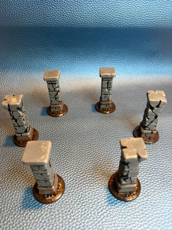 miniature dnd colonne dungeon colorate