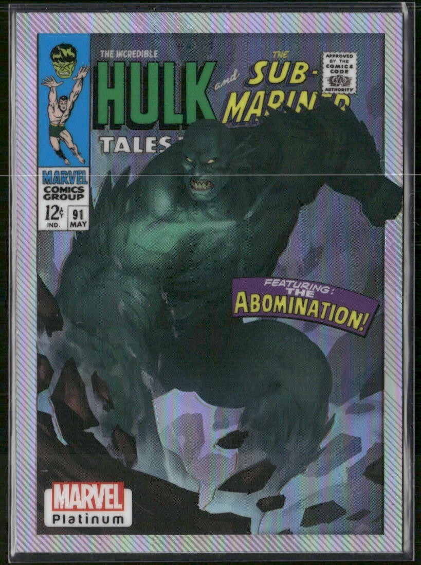 2023 Upper Deck Marvel Platinum Cover Variante Arcobaleno #WI81 - Abominio