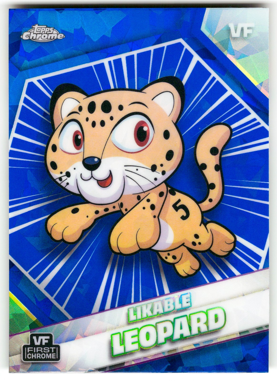 Likable Leopard VeeFriends 2026 Topps Chrome Sapphire Card