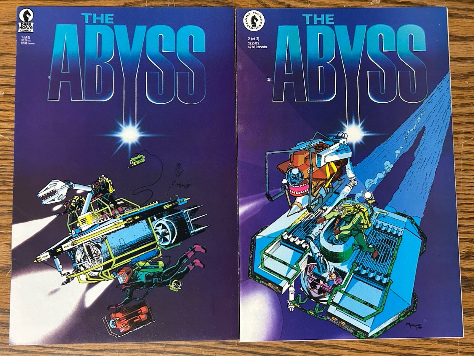 The Abyss #1 -2 Dark Horse Comics (1989) – 2 Issue Limited Series
