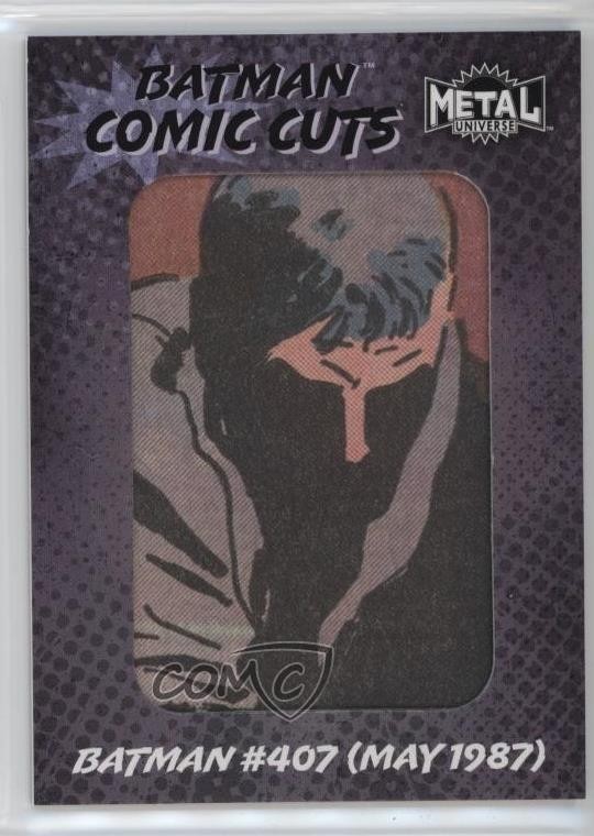 2025 Skybox Metal Universe Batman tagli a fumetti /35 #CC-9 0i47