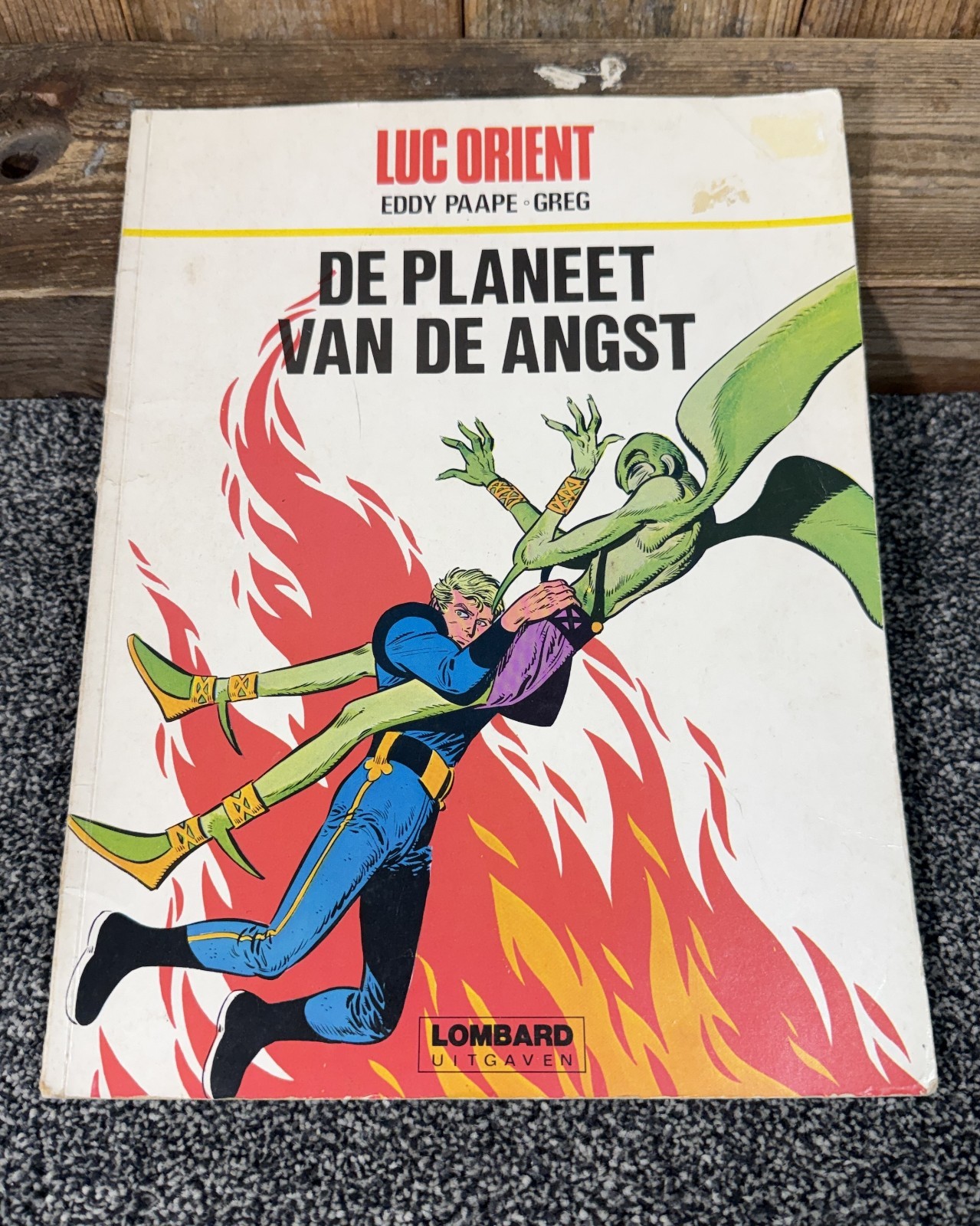 Vintage Rare 1972 Dutch Import Comic ~ De Planeet van de Angst - Luc Orient #4