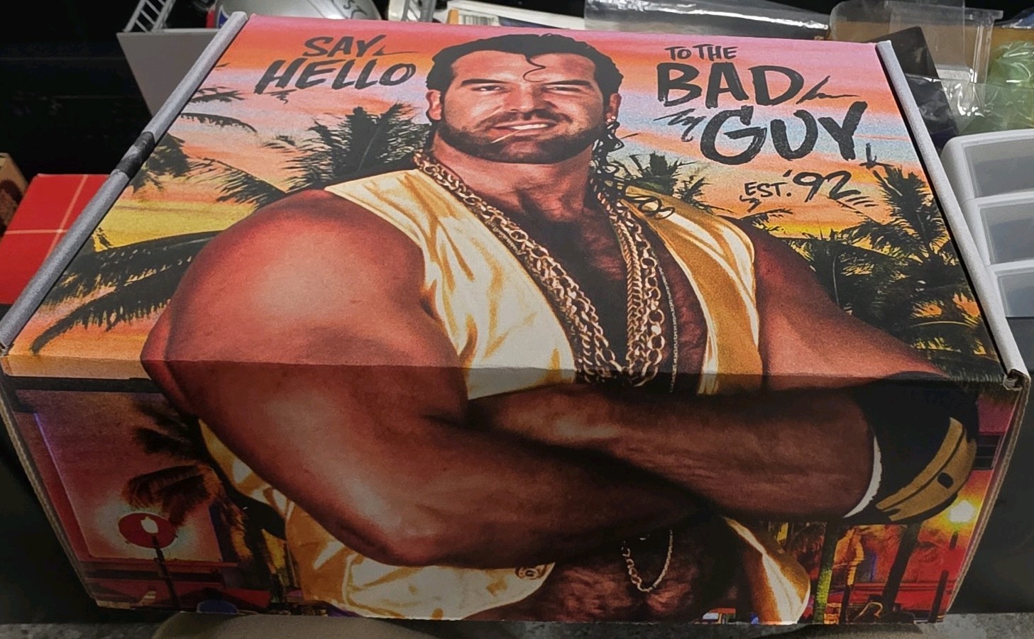 WWE Razor Ramon Collectors Box 1 di 750 Esclusivo NUOVO taglia M