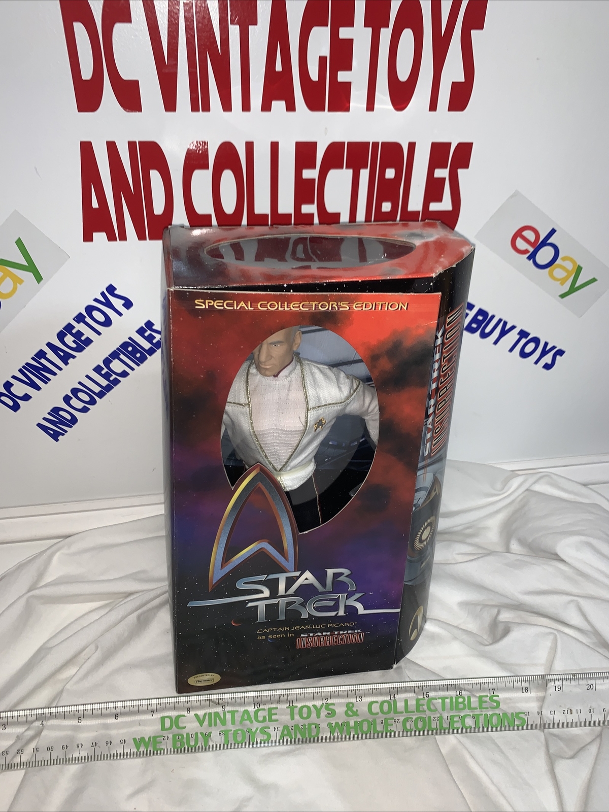 1998 Star Trek Insurrection Captain Jean-Luc Picard 12” Action Figure Playmates