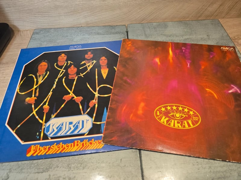 Sammlung 2 Alben karat über sieben Brücken vinyl Schallplatte selten Sammlung rar