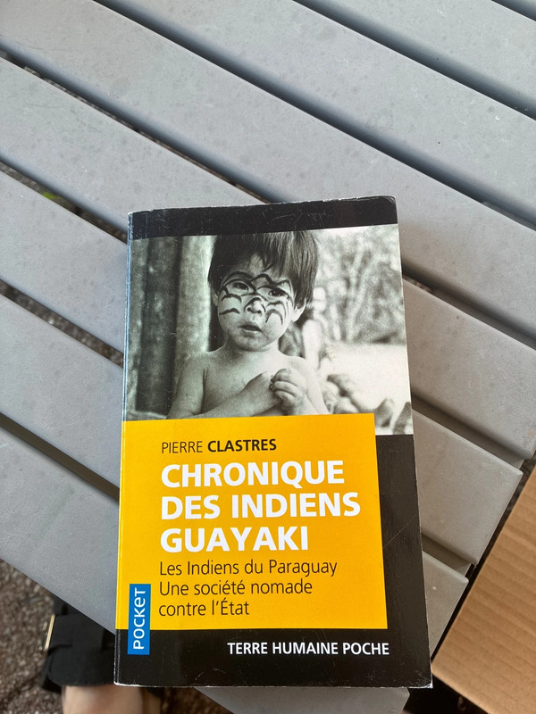 Livre Pierre Clastres Chronique des Indiens Guayaki