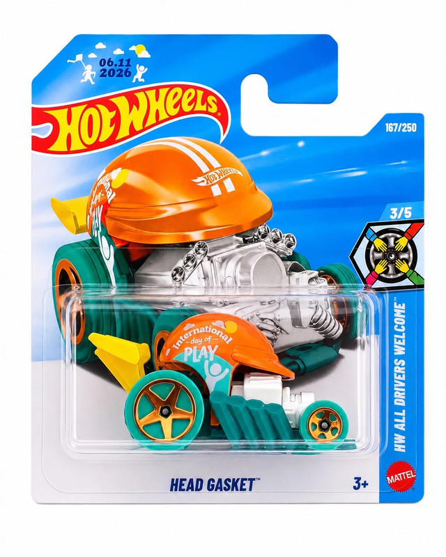 Hot Wheels Head Gasket 2026 inclusivo - All Drivers Welcome