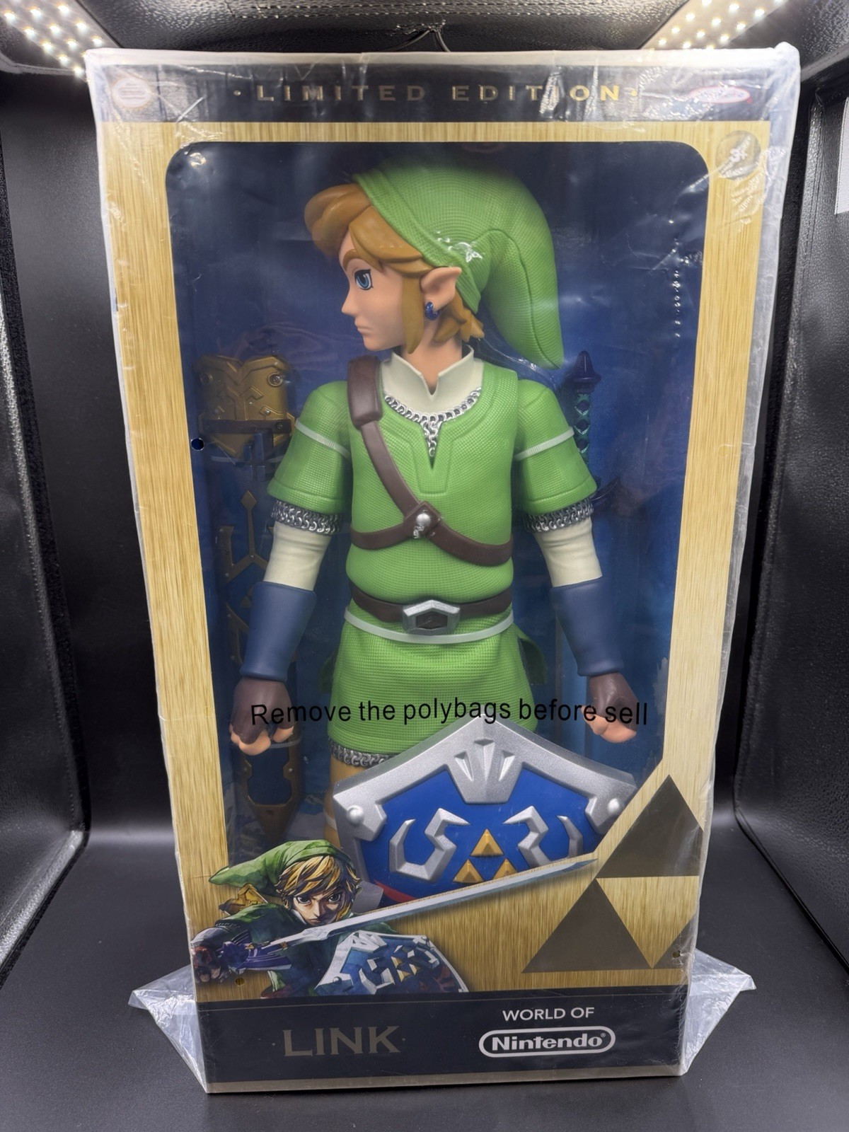 2015 Jakks World of Nintendo 20" Zelda LINK with Skyward Sword SEALED LIMITED