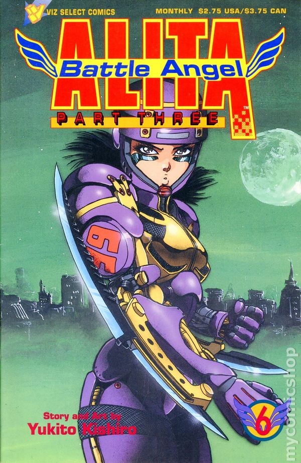 Angelo da Battaglia Alita Parte 3 #6 VG/FN 5.0 1994 Immagine Stock Basso Grado