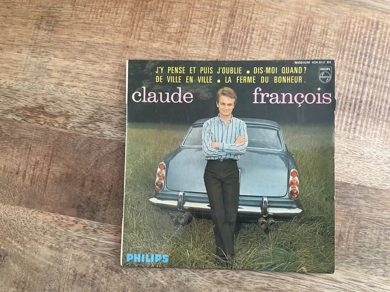 45 tours Claude François - j y pense et puis j oublie