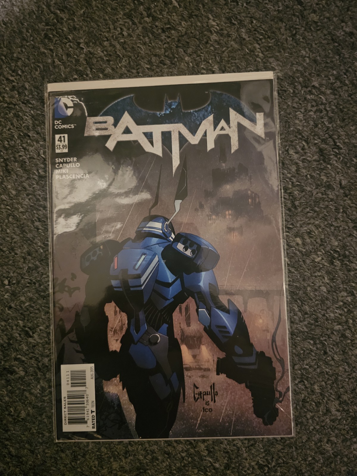 Batman #41 Snyder Capullo copertina DC Comics 2015 prima stampa quasi nuovo