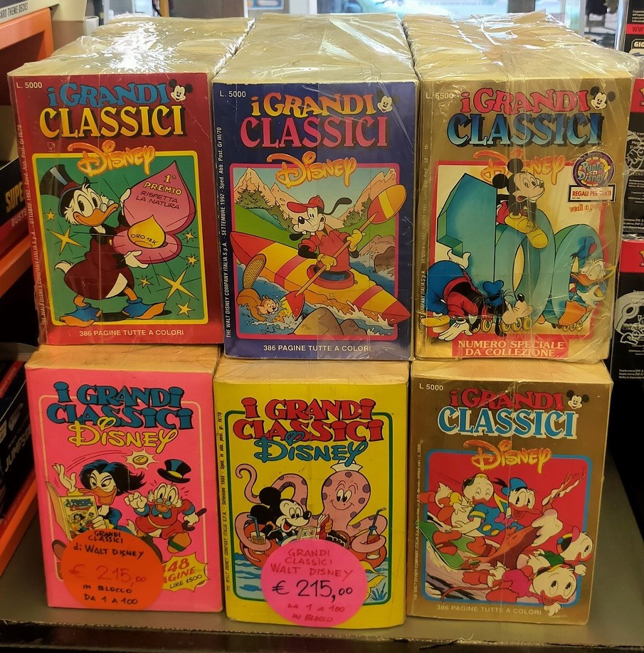 I Grandi Classici Disney - Sequenza in blocco 1/100 - Mondadori/Disney