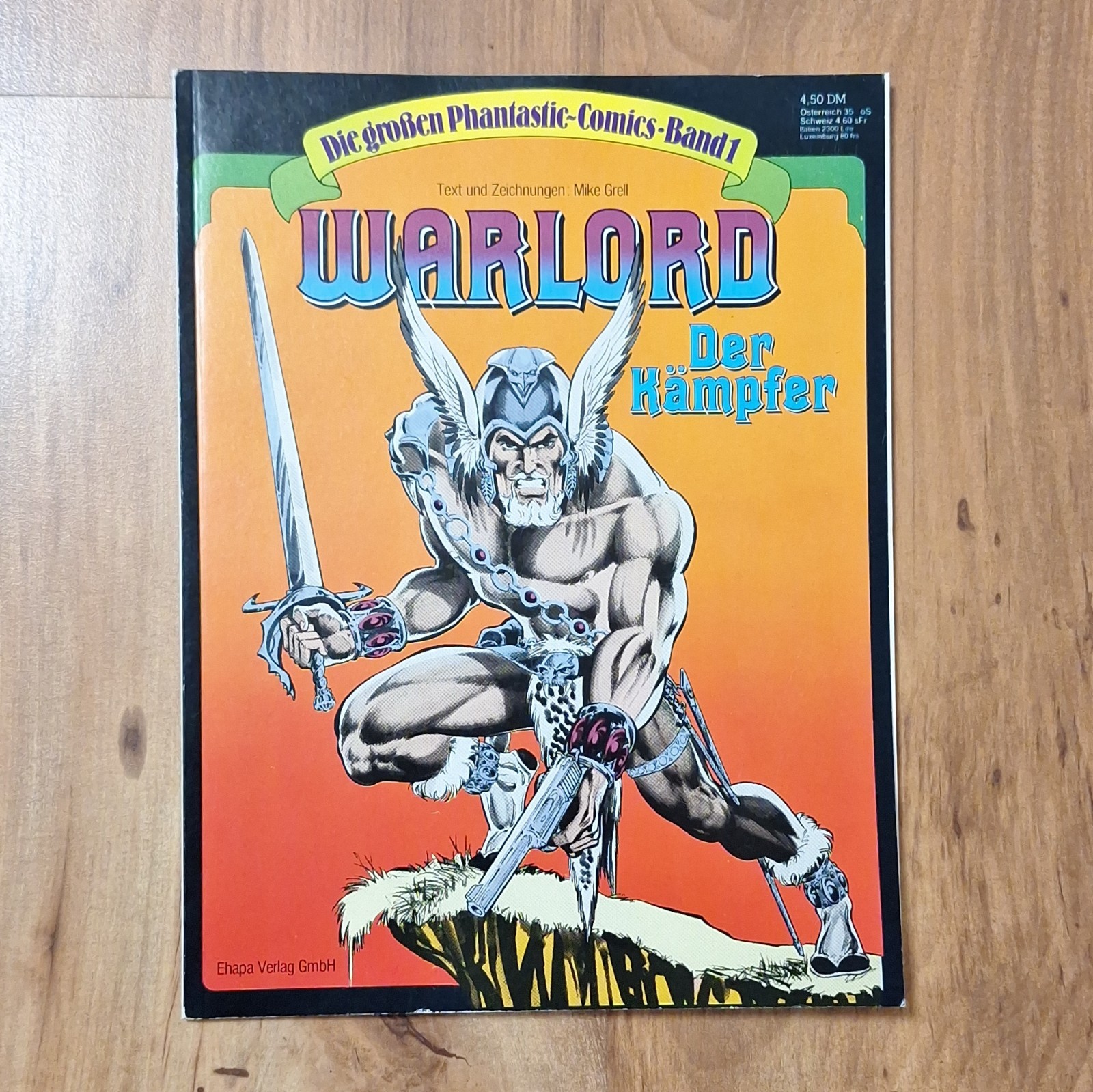 Egmont Ehapa Warlord Il Combattente I Grandi Fumetti Fantastici Volume 1 1981