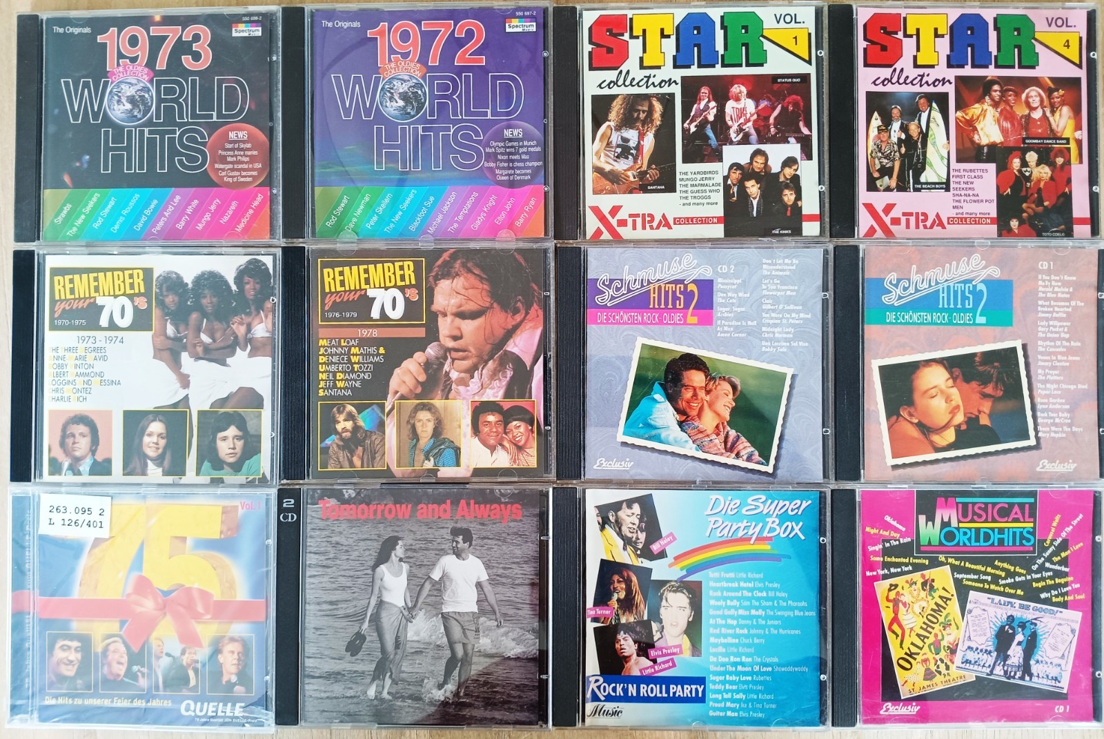 12x CD SAMMLUNG Konvolut Pop, Rock, Blues 50/60/70/80er