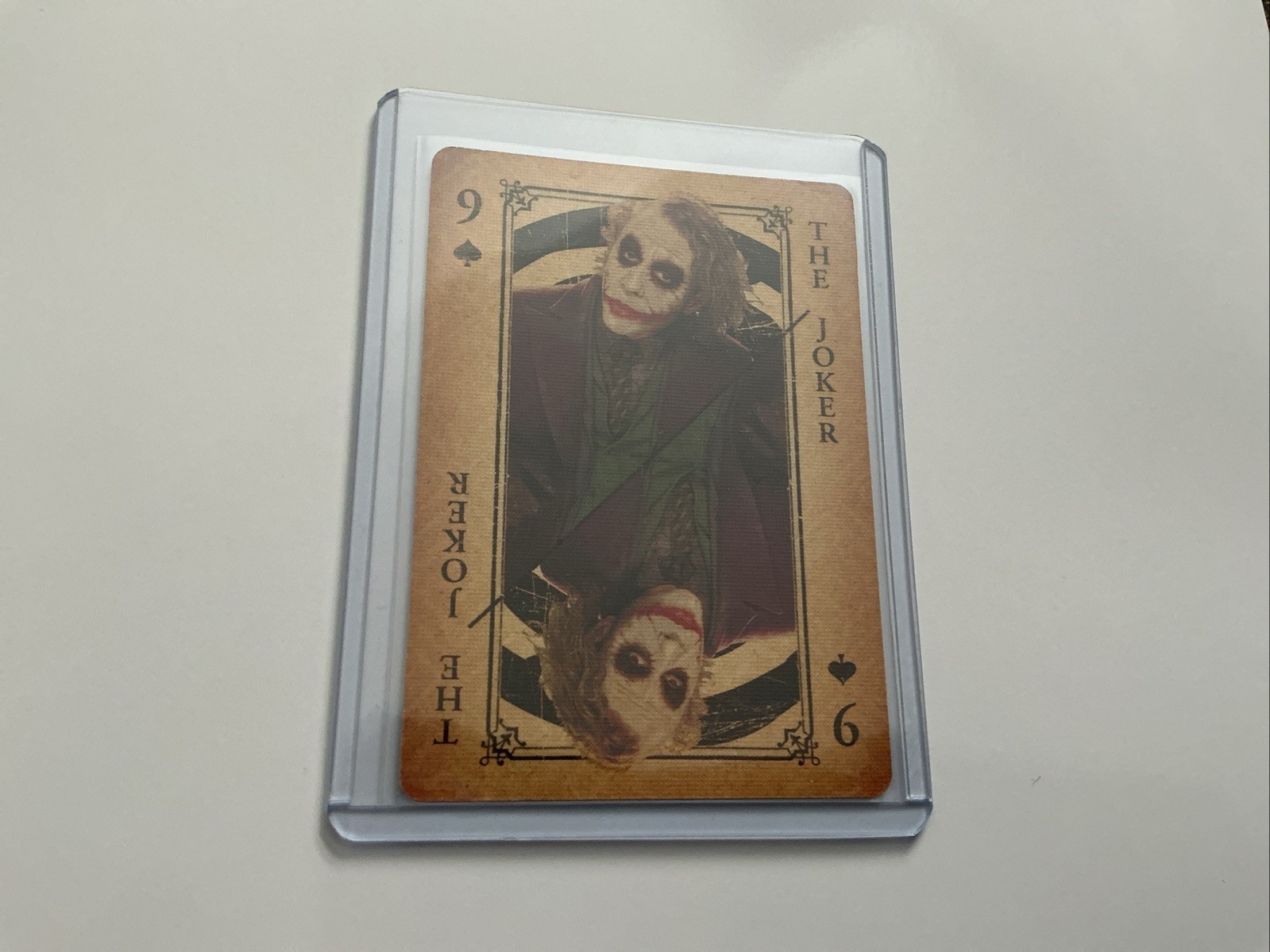 2008 DC Batman “The Dark Knight” Joker Set Heath Ledger “#9 Of Spades” Rookie