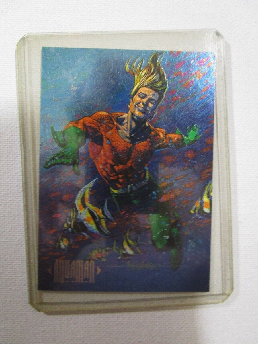 1994 Skybox Foil Chase Card DC Masterpiece Aquaman #F2