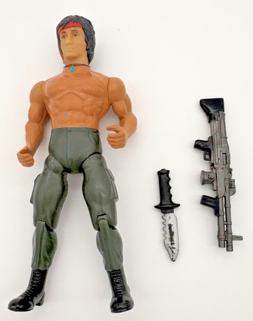 Vintage RAMBO - Modellino e accessori John Rambo - Coleco 1985