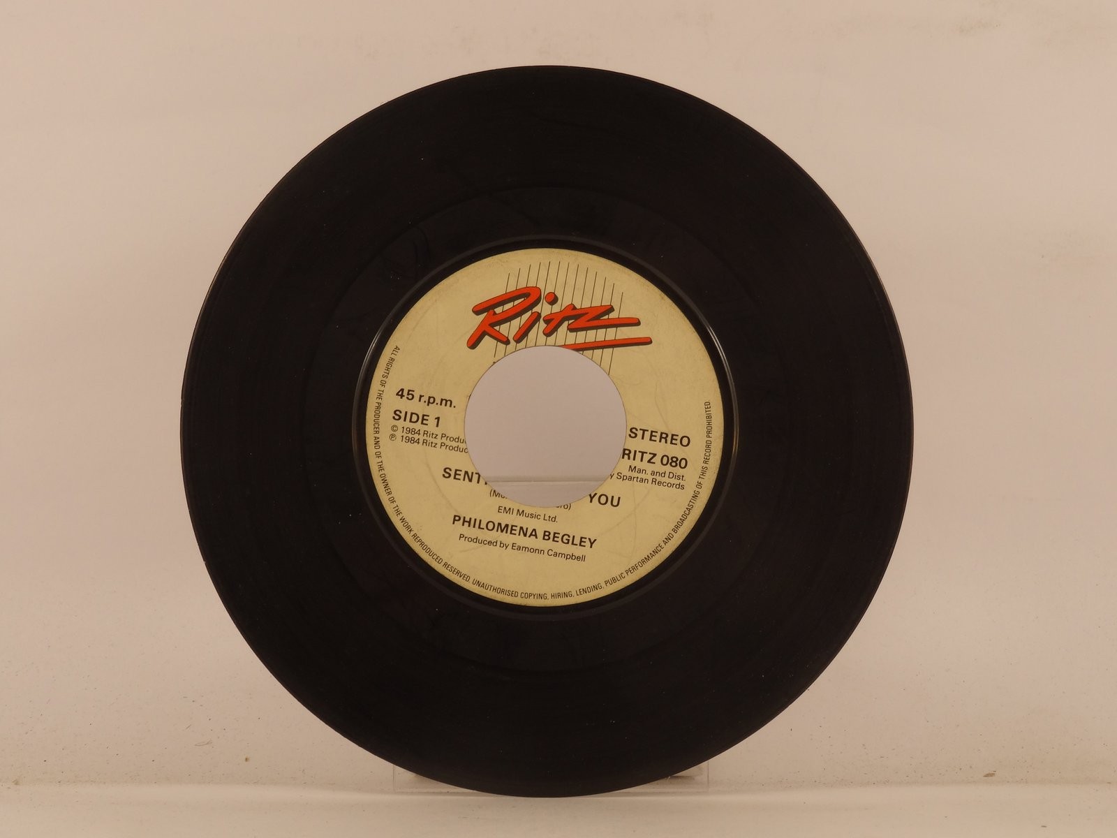 BEGLEY,PHILOMENA SENTIMENTAL OL' YOU (137) 7" RITZ