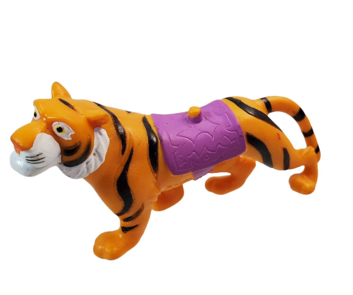Modellino giocattolo vintage 1992 Rajah la tigre Aladdin Disney Burger King cake topper