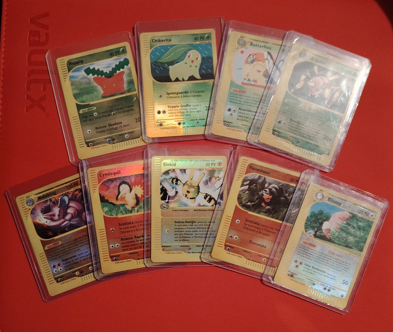 Lotto Carte Pokémon Reverse Holo Set Aquapolis/Expedition