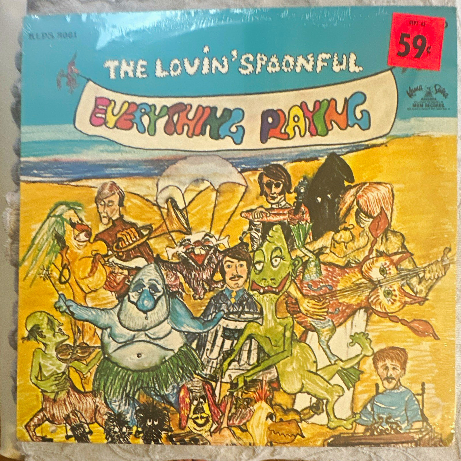 THE LOVIN' SPOONFUL - EVERYTHING PLAYING - VINYL LP 12" - ROCK - KLPS 8061
