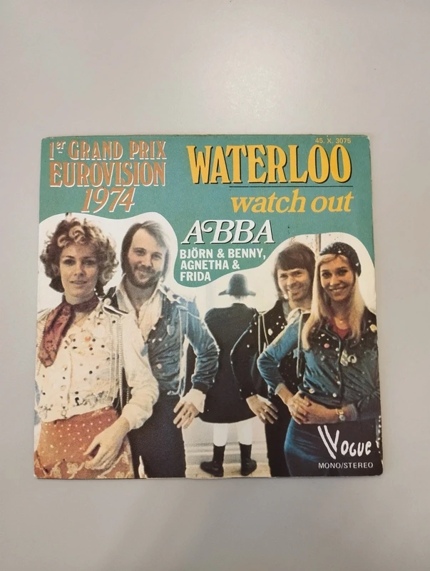 Vinyle 45 T ABBA " Waterloo"