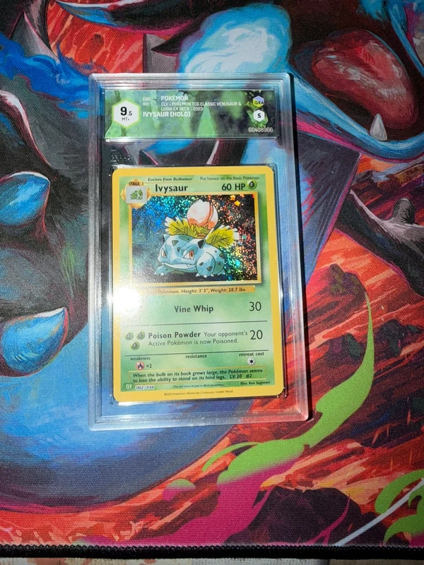 Ivysaur holo Graad 9.5 mint+