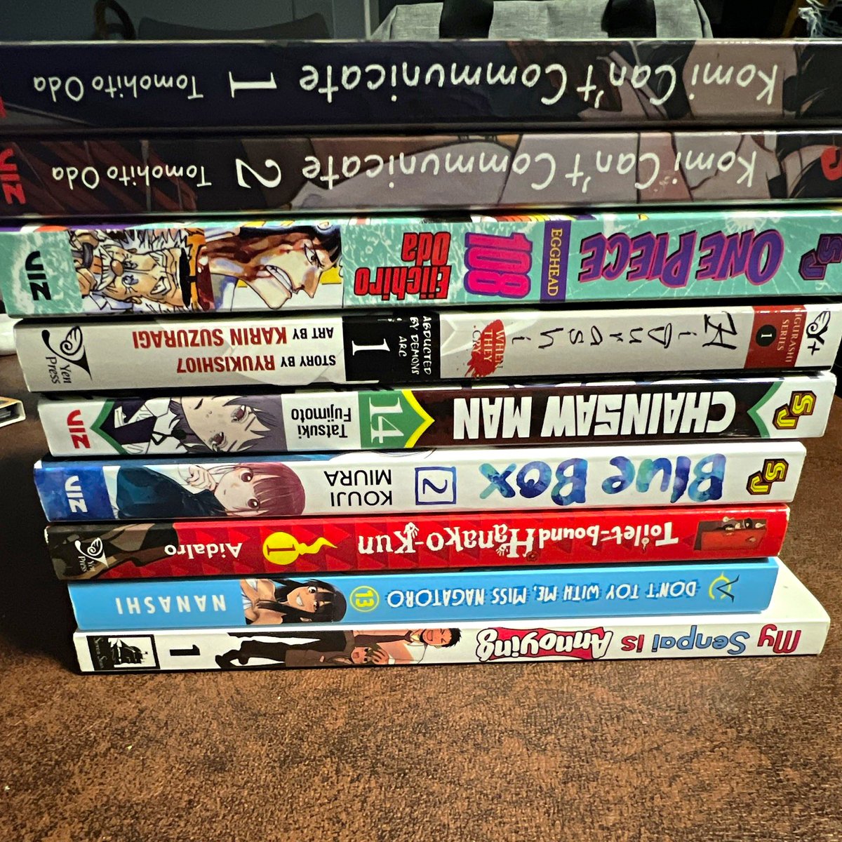 Lotto Manga Softcovers, Komi, Motosega Uomo, Pezzo Unico, Scatola Blu, Higurashi
