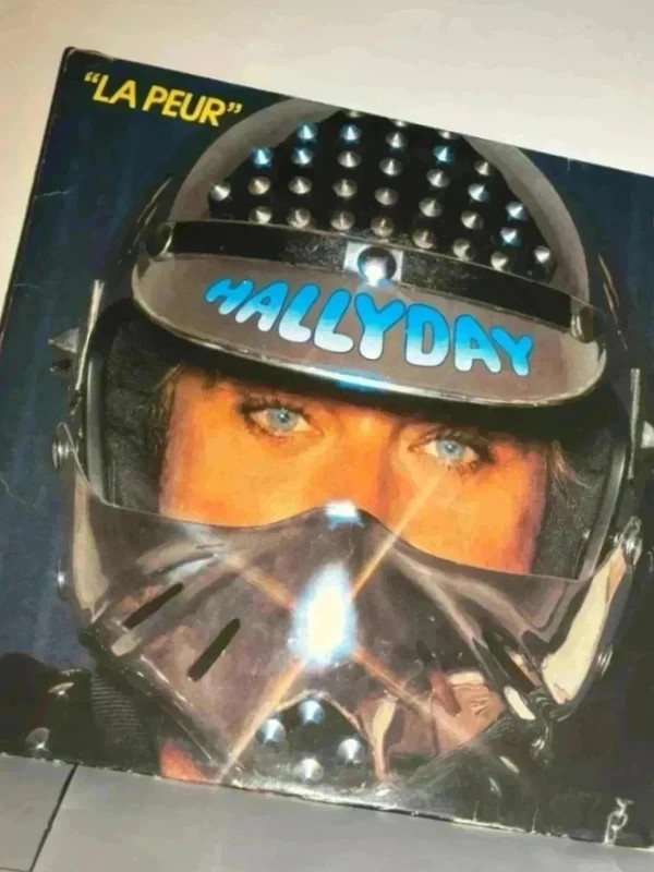 Vinyle Johnny Hallyday la peur Philips