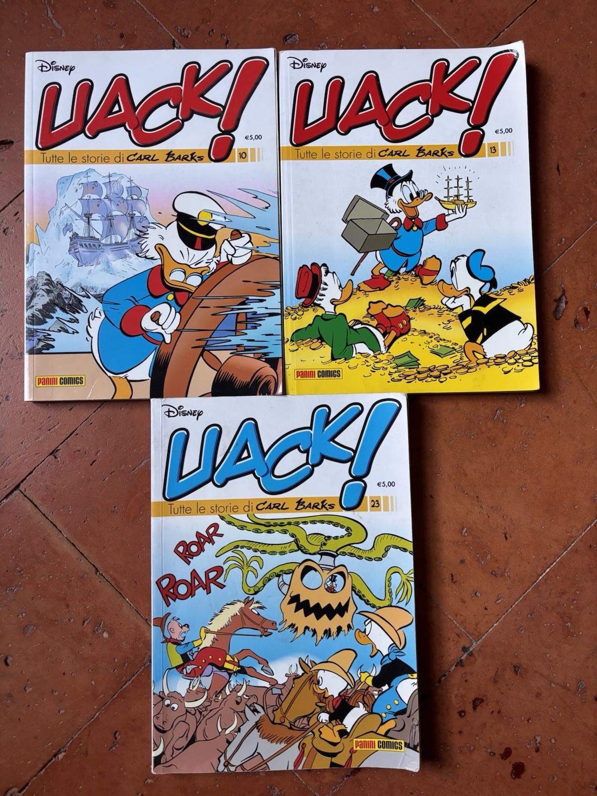 Panini Comics Uack! Lotto 3 Fumetti n. 10 13 23 Carl Barks Italiano