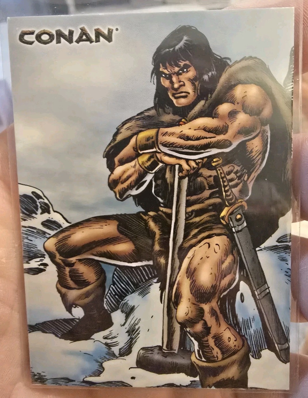 2004 Conan Art of the Hyborian Age Promo Card P1