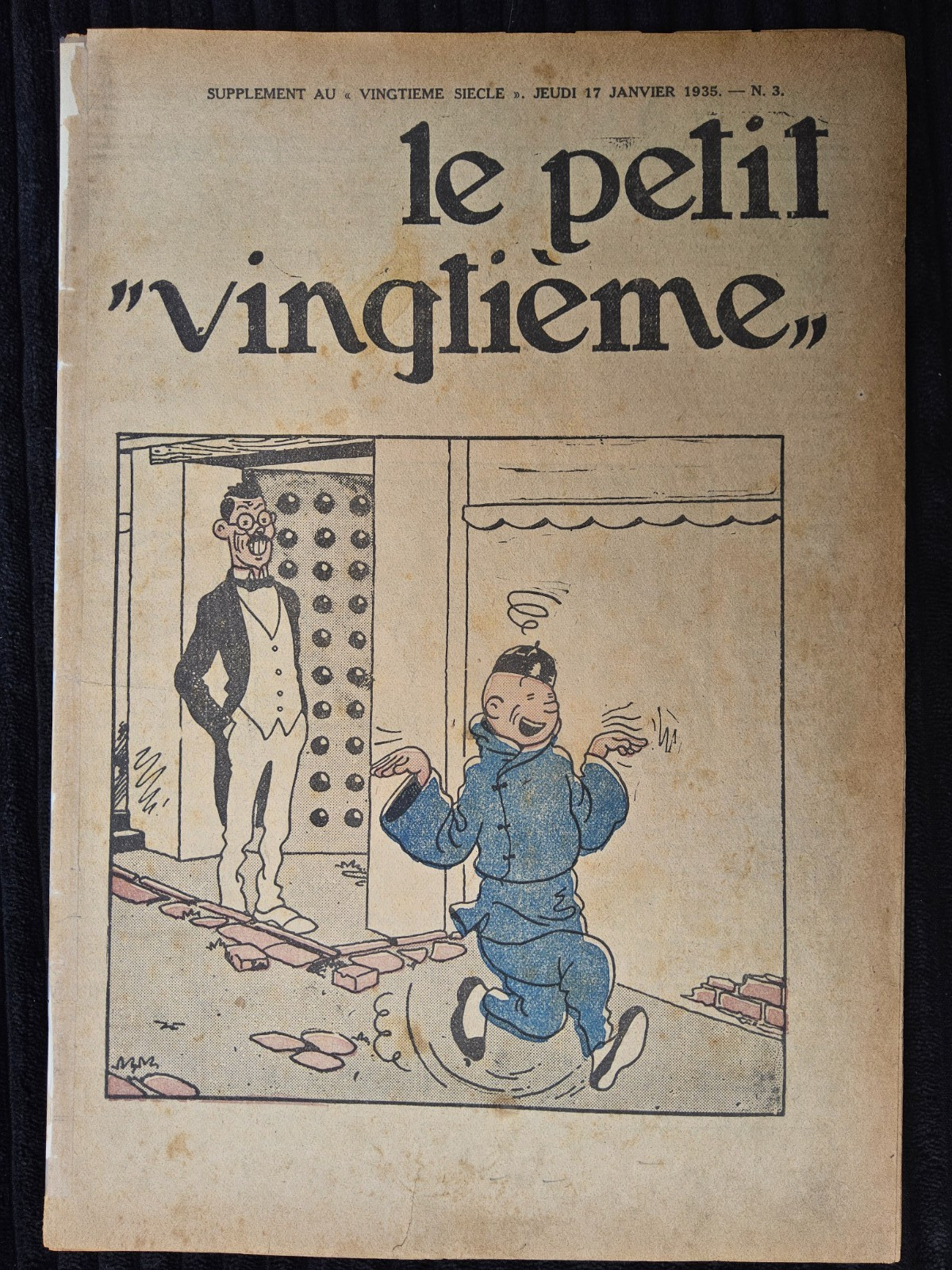 Tintin - Petit Vingtième - Numéro 3 de 1935 - En extréme orient