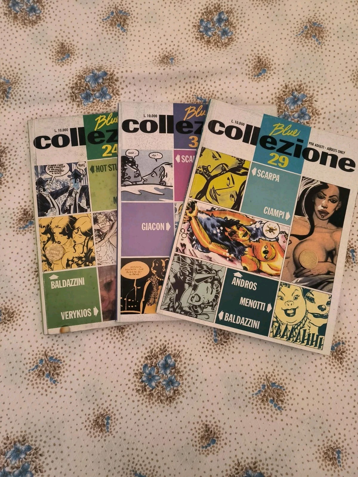 fumetti erotici lotto Blue Collezione 