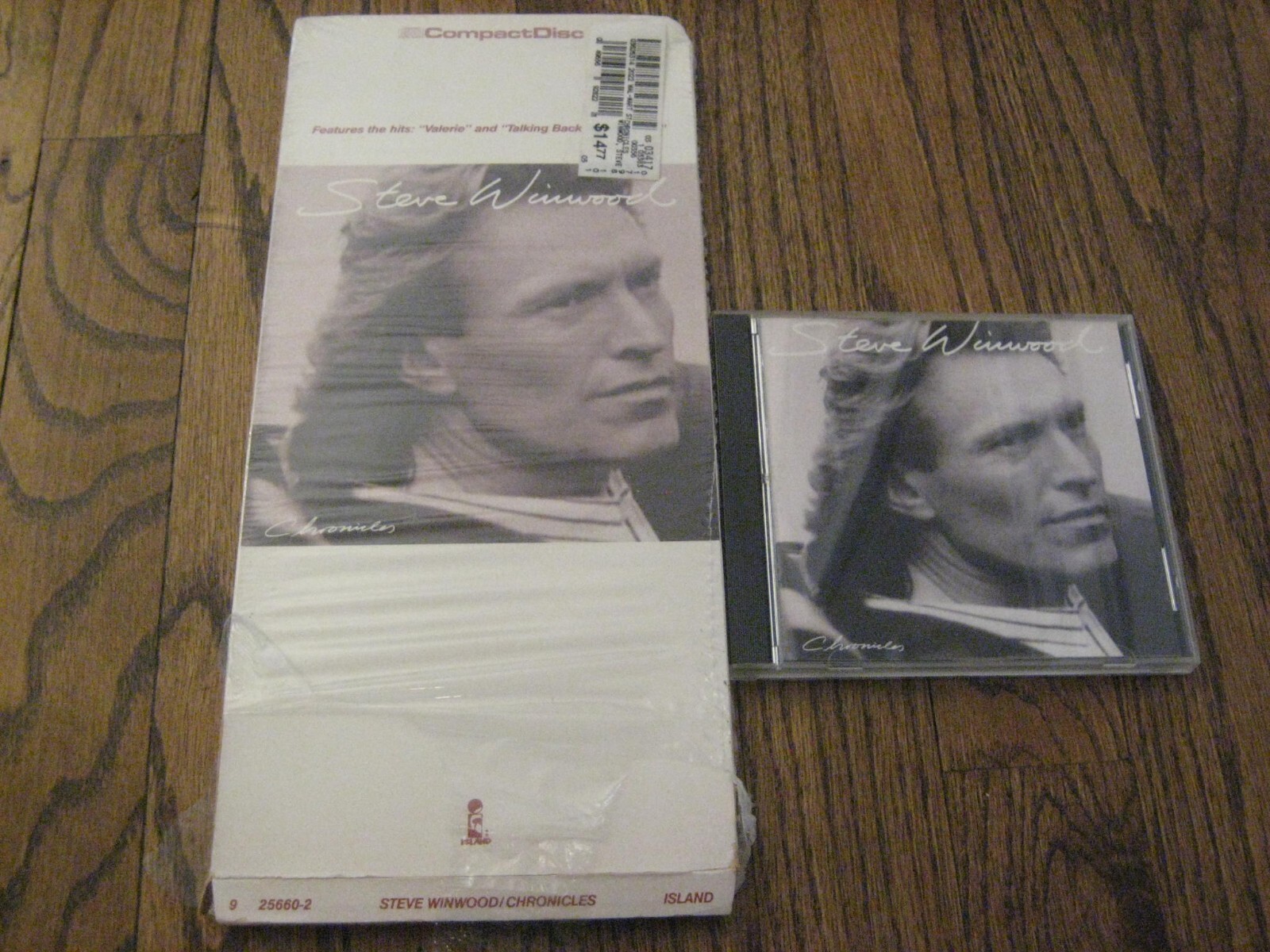 Steve Winwood Chronicles Longbox and Original cd Rare! Valerie