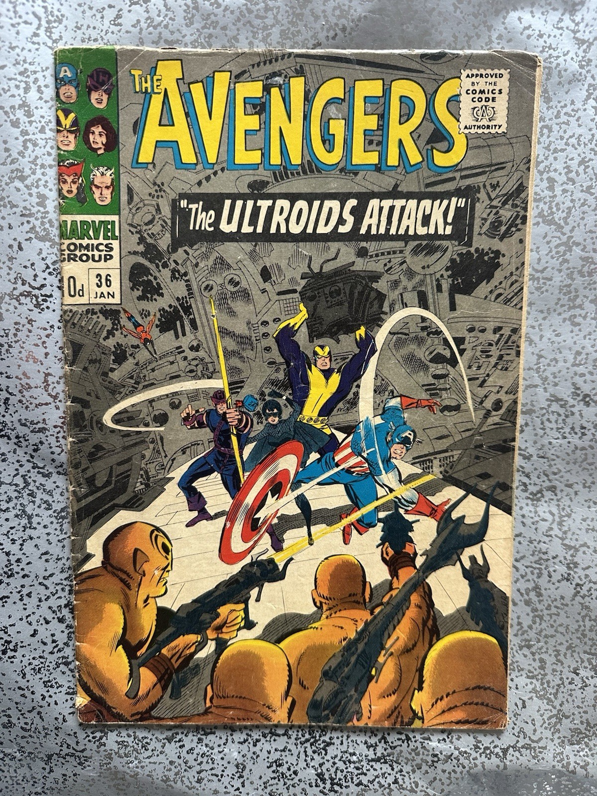 Avengers #36 Marvel 1967 Sons of the Serpent Climax Don Heck Stan Lee w/video