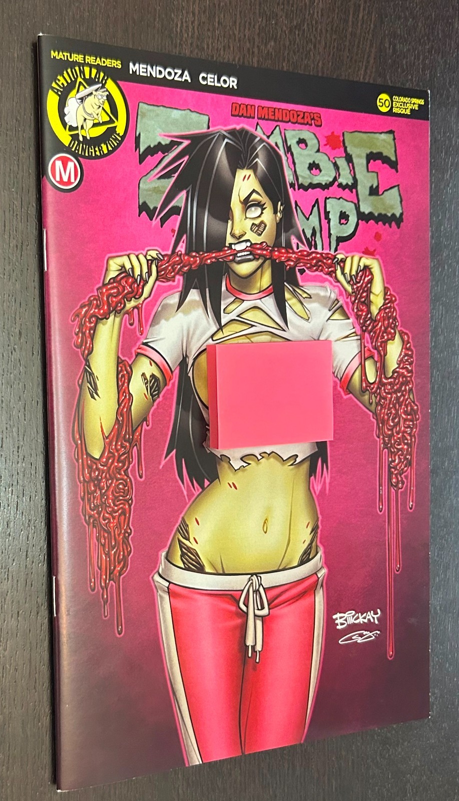 ZOMBIE TRAMP #50 (Action Lab 2018) -- VARIANTE RISCHIOSA esclusiva COLORADO McKay