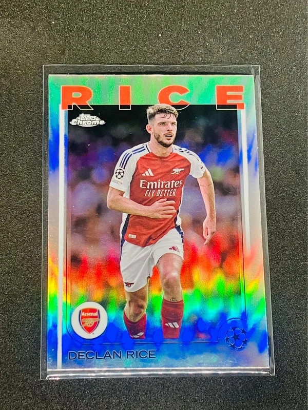 2024-25 Topps Chrome Uefa UCC - Declan Rice Arsenal Refractor