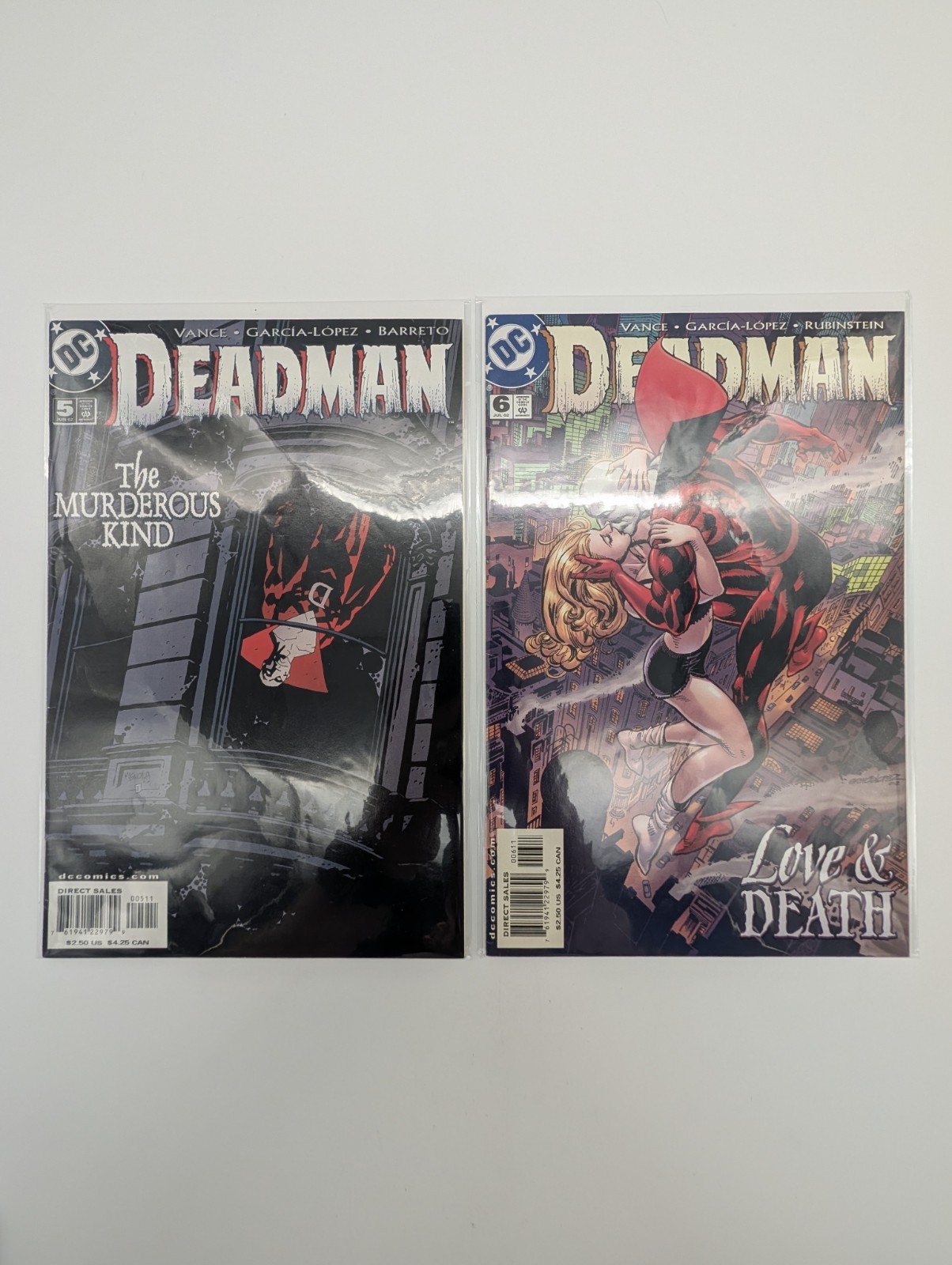 DC Deadman #5 #6 2002 The Murderous Kind Complete 2 Issue Lot Mike Mignola