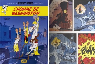 LUCKY COMICS Lucky Luke  L'homme De Washington (French)  Les Aventures De Lucky
