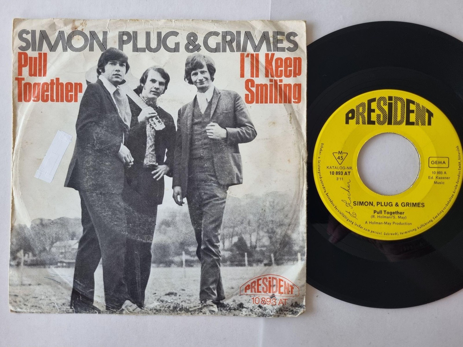 Simon, Plug & Grimes - Pull Together 7'' Vinyl Germany