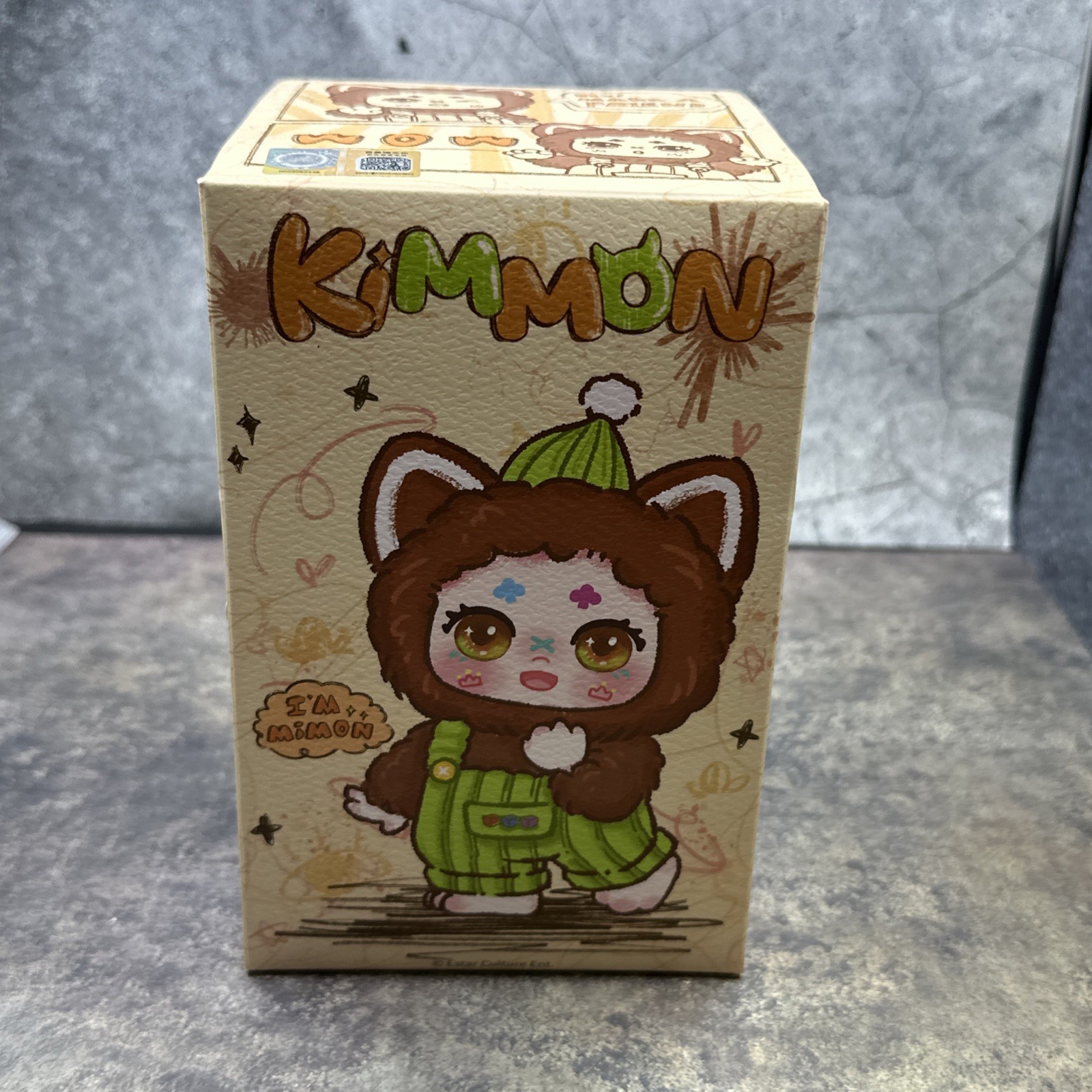 Kimmon I'm Mimon Kawaii Peluche Scatola Cieca Giocattolo Mistero Portachiavi Borsa Charm