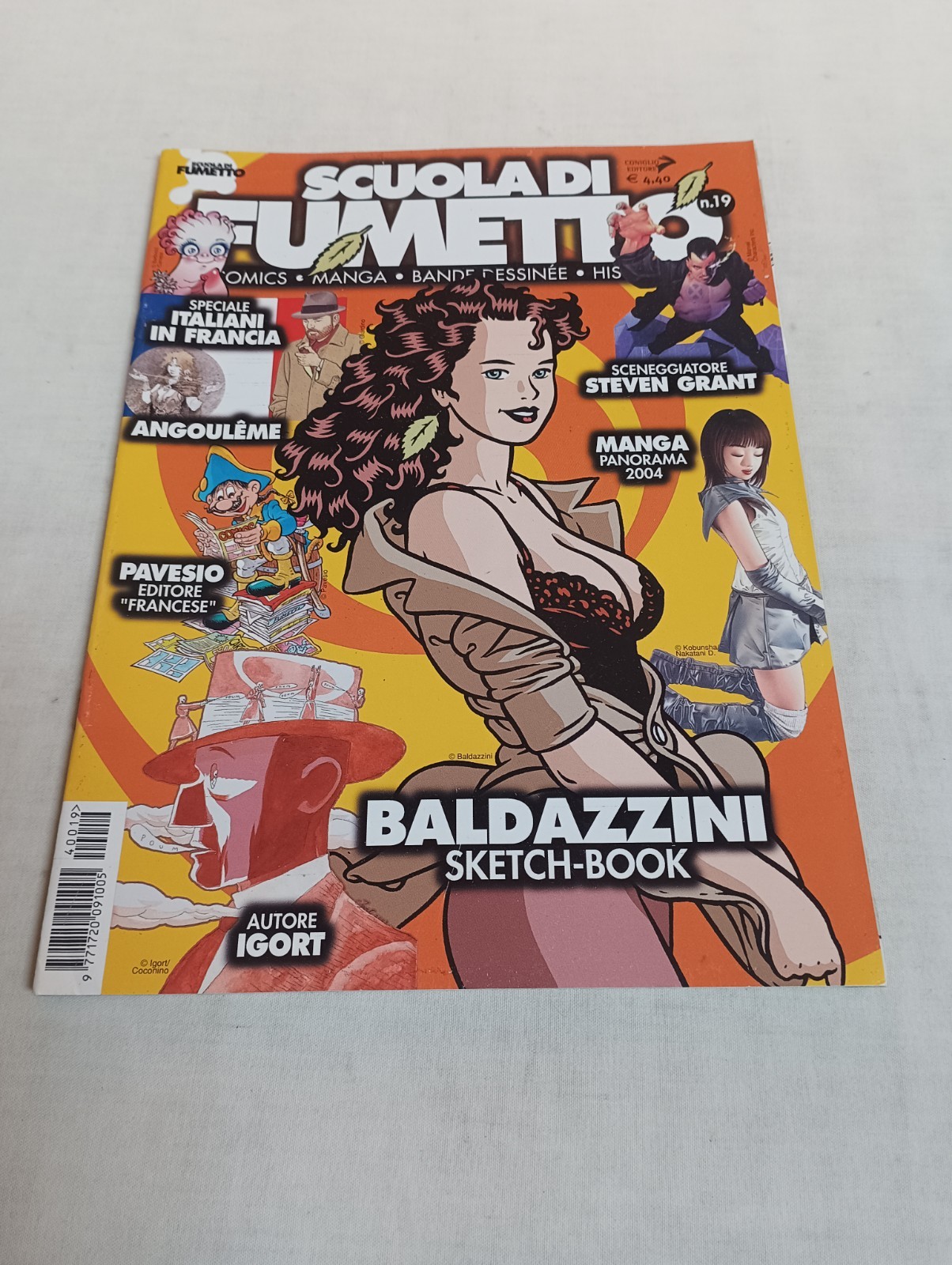 RIVISTA SCUOLA DI FUMETTO n. 19 con  BALDAZZINI e VARI PERSONAGGI 