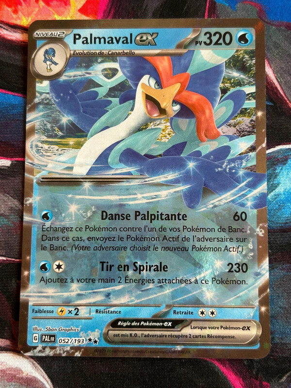 Palmaval EX 052/193 EV02 Pokémon FR