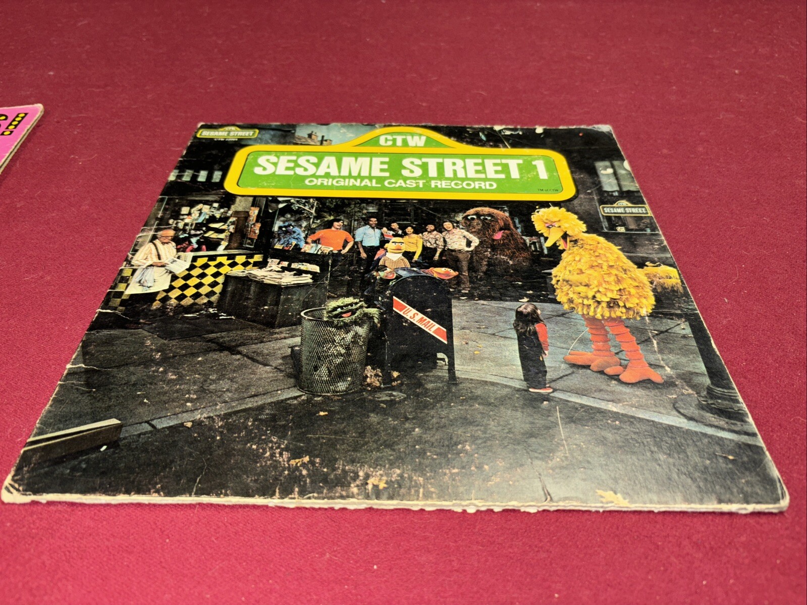 Vintage ‘Sesame Street 1’ Vinyl Record - Original Cast Recordings, 1974