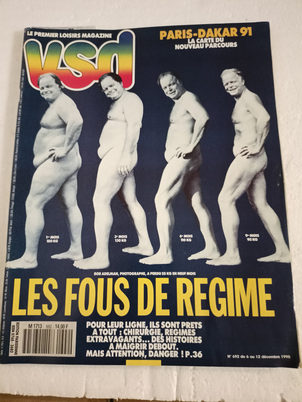 Revue VSD 692 Tintin Hergé Paris Dakar 91 Fous Régime - Photos conformes !