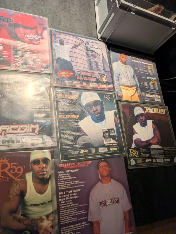 Lot de 8 vinylrs Rap