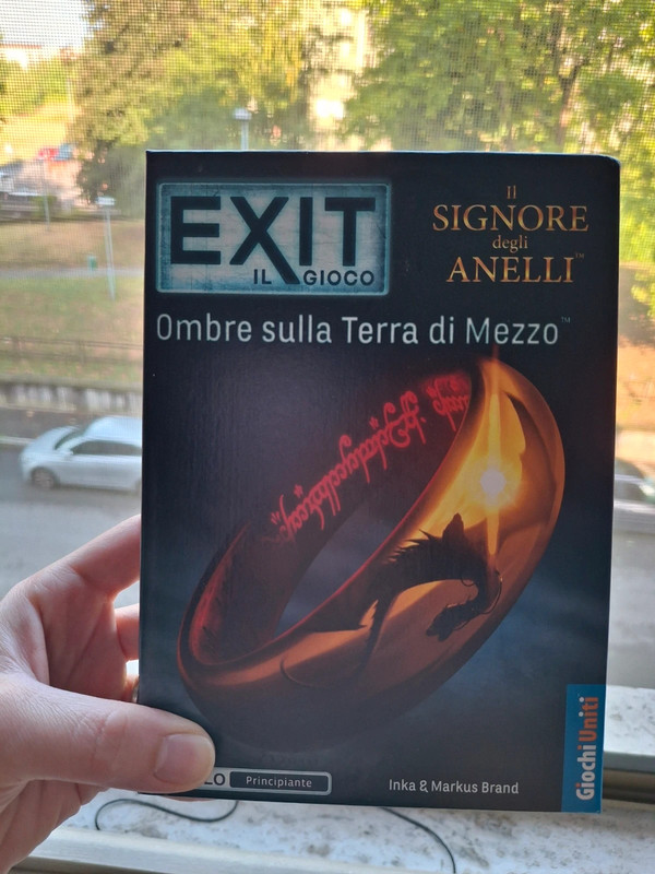Gioco da Tavola Escape Room [Exit. Ombre sella Terra di Mezzo]
