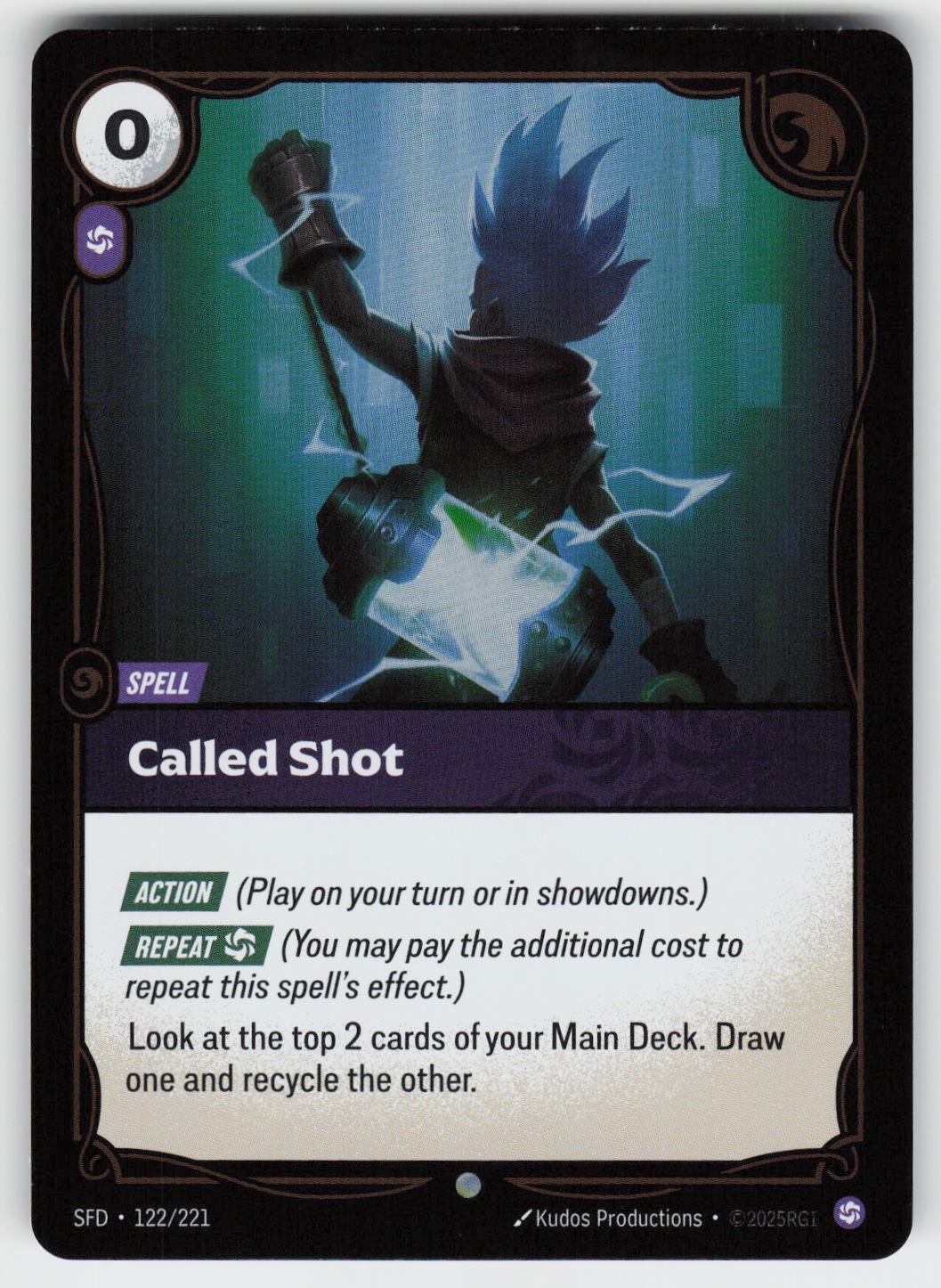 Called Shot Foil Common Spiritforged 122/221 NM