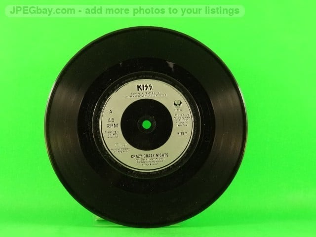 KISS CRAZY CRAZY NIGHTS (PLAIN SLEEVE) (137) 7" VERTIGO