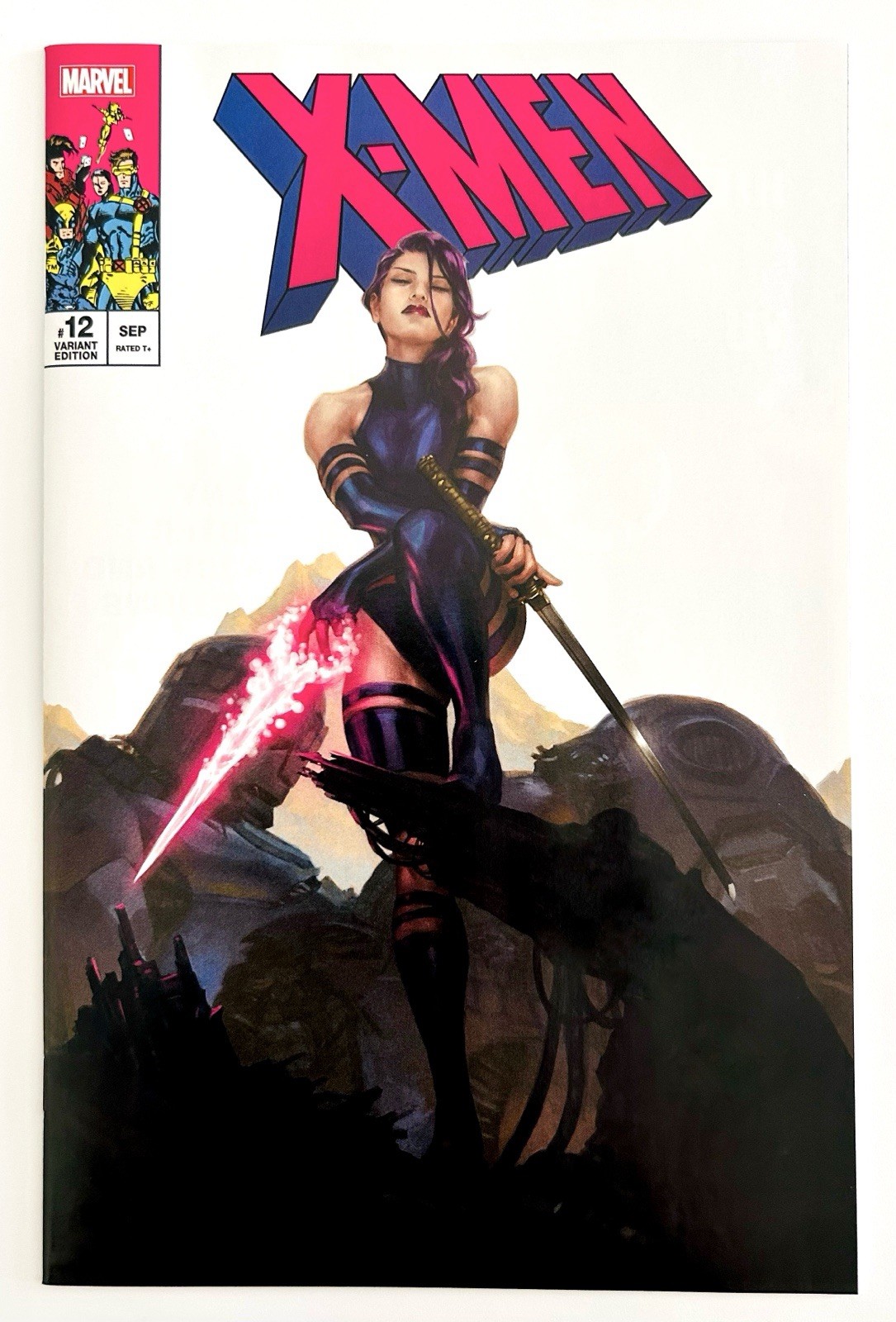 X-Men #12 Miguel Mercado Psylocke variante commerciale esclusiva 2020